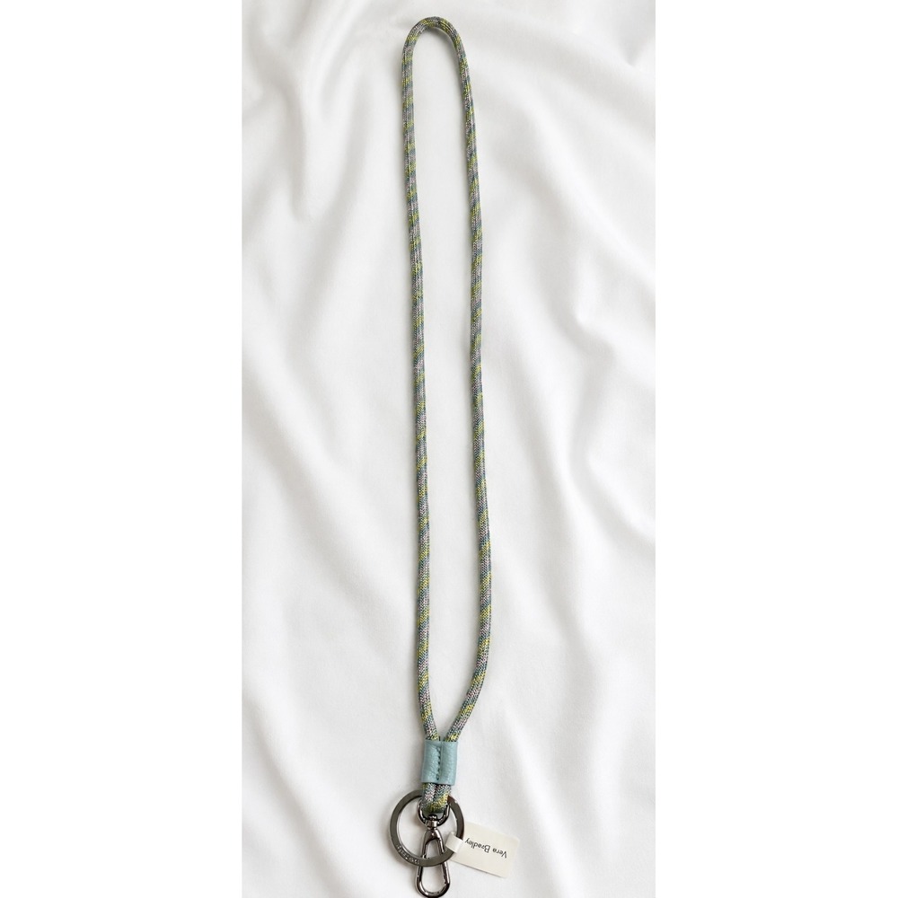 New Vera Bradley 36" Lanyard Blue Cord Lobster Clasp & Keyring Medical Education